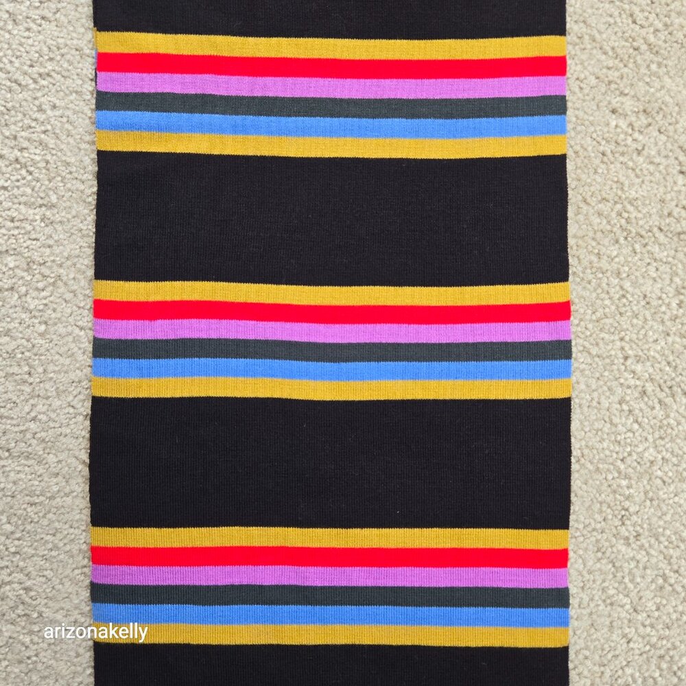 NWT Kate Spade Multi Stripe Wool Blend Scarf - Picture 2 of 12